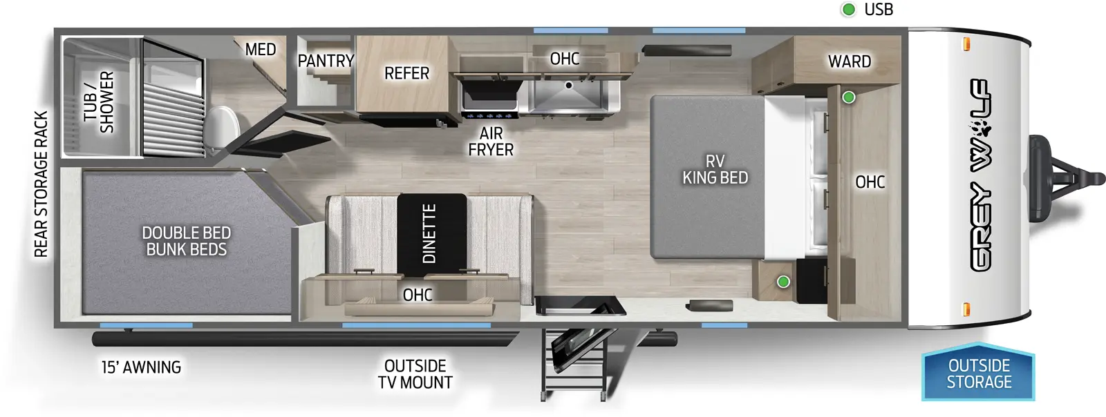 Cherokee Black Label 22MKSEBL Floorplan